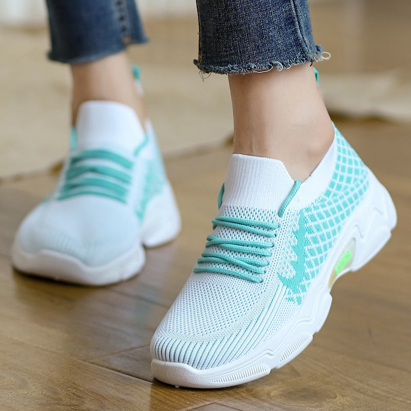 Casual Multicolor Breathable Sneaker Female Student