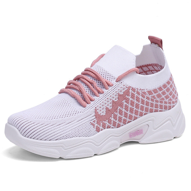 Casual Multicolor Breathable Sneaker Female Student