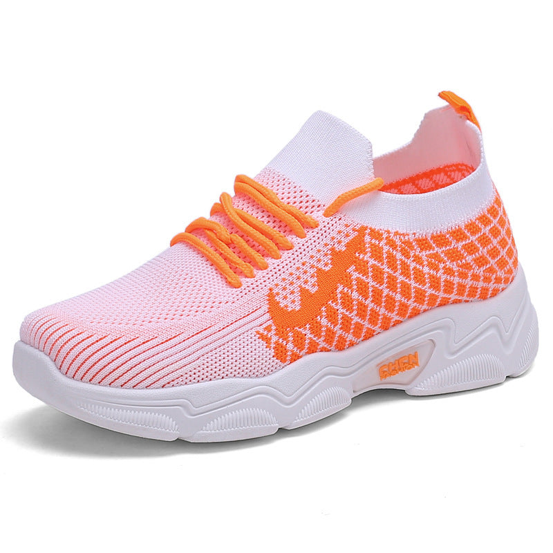 Casual Multicolor Breathable Sneaker Female Student