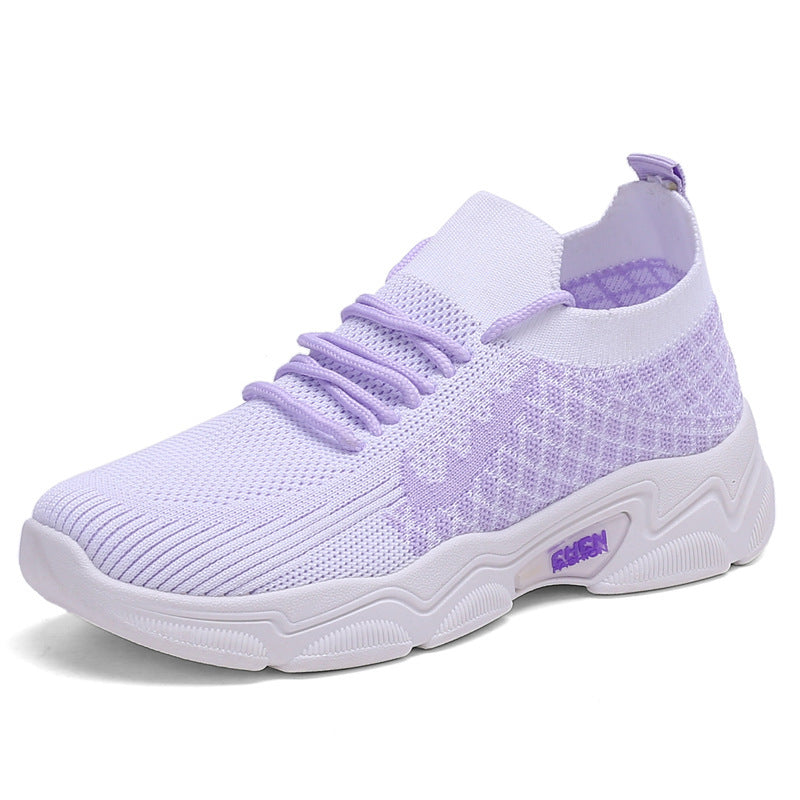 Casual Multicolor Breathable Sneaker Female Student