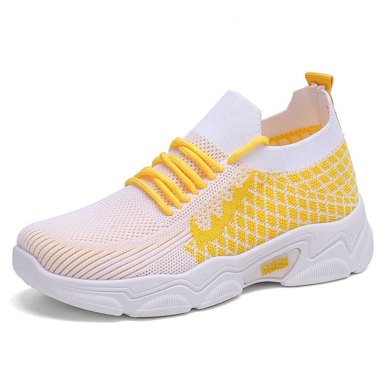 Casual Multicolor Breathable Sneaker Female Student