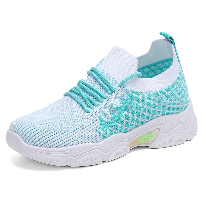 Casual Multicolor Breathable Sneaker Female Student