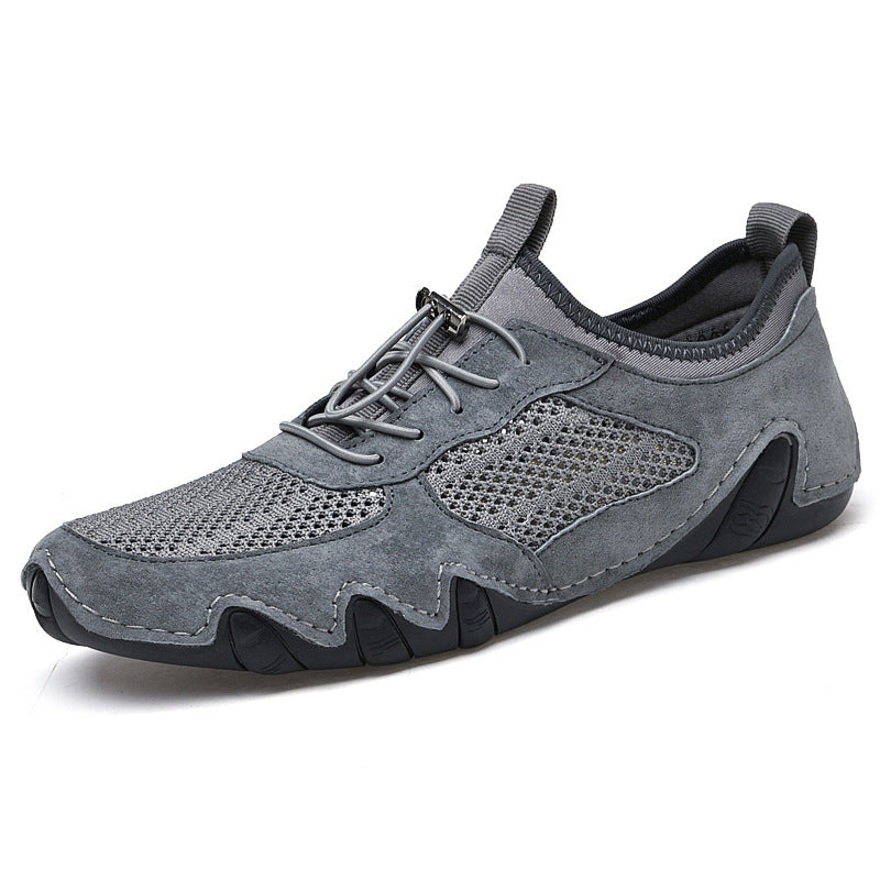 Breathable Slip On Driving Leather Shoes Men's Casual Shoes