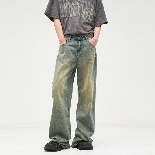 All-match American Retro Wide-leg Pants