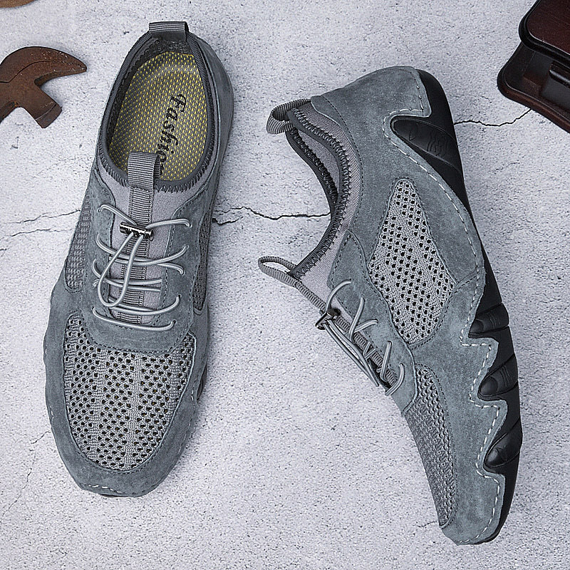 Breathable Slip On Driving Leather Shoes Men's Casual Shoes